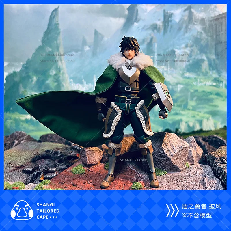 The Rising of the Shield Hero:: 1/12 Scale Male Clothes Cape Rising of the Shield Hero Naofumi Iwatani Japanese  Anime For figma 6-inch Action Figure Soldier