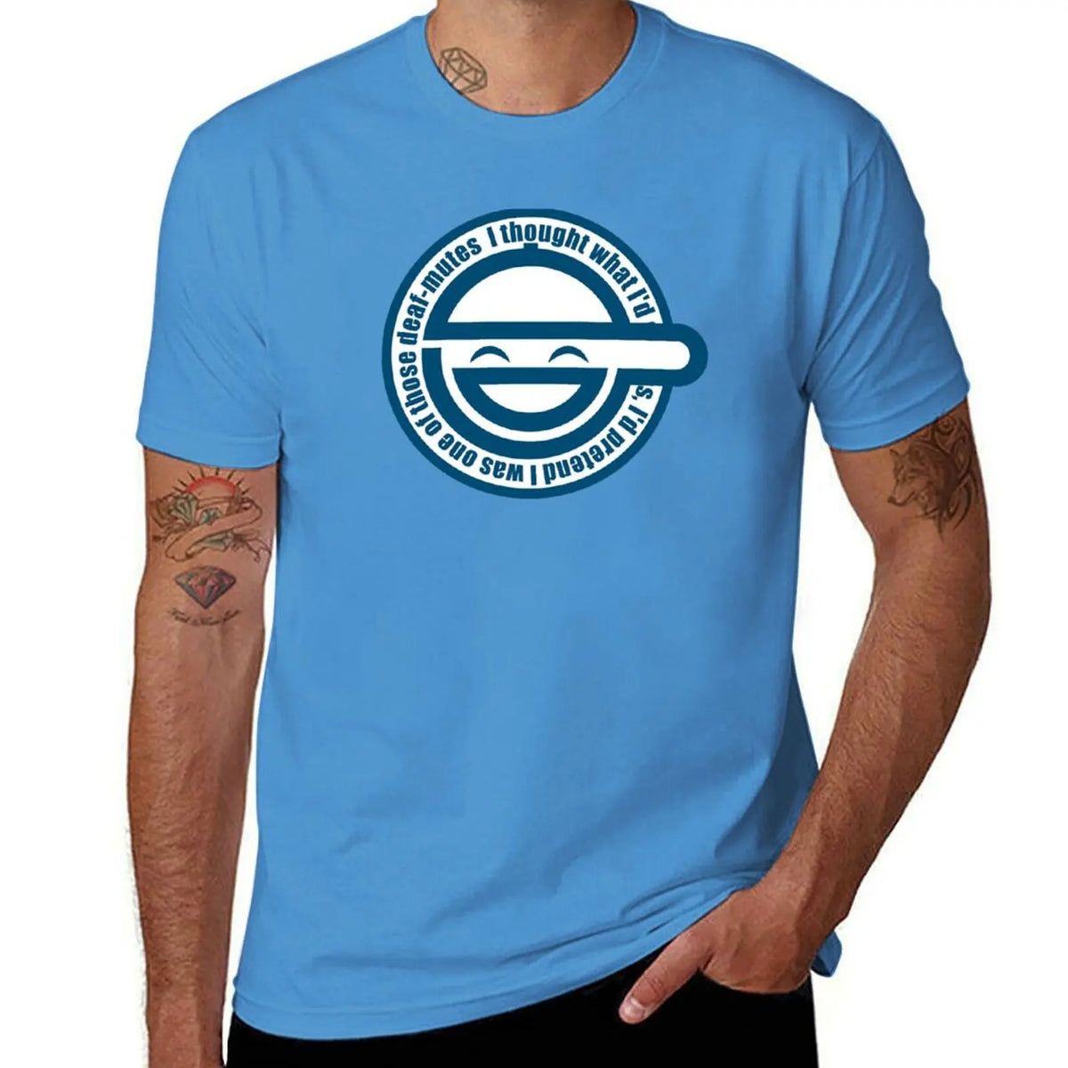 Ghost in The Shell: Laughing Man - T-Shirt anime blacks designer t shirt men