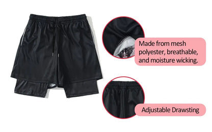 Hajime No Ippo: Custom Gym Compression Shorts Running Workout GYM Summer Shorts