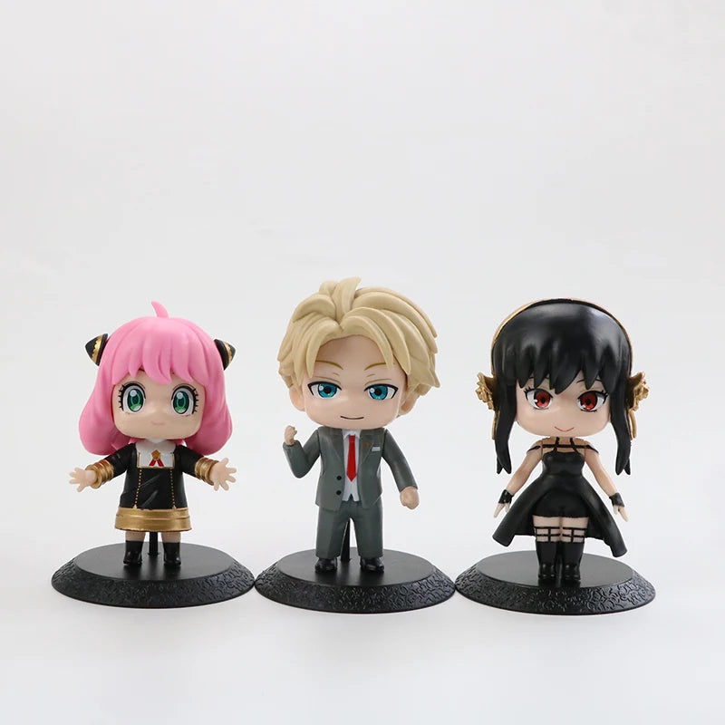 Spy x Family: 6pcs/set  Anime Figure Toys PVC SPY FAMILY Anya Forger Figures Model Dolls 10cm