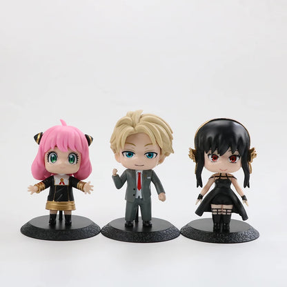 Spy x Family: 6pcs/set  Anime Figure Toys PVC SPY FAMILY Anya Forger Figures Model Dolls 10cm