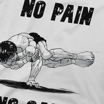 Baki Hanma: No Pain No Again Unique Polyester Top Quality Creative