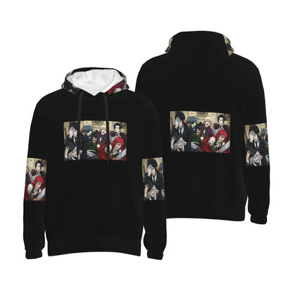 Black Butler: Sebastian Hoodies Hip Hop Pullover Autumn Winter Men's Women's Sweatshirts Long Sleeve Tops
