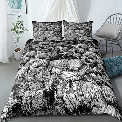 Vinland Saga: Retro Duvet Cover Set King Queen Double Full Twin Single Size Bed Linen Set