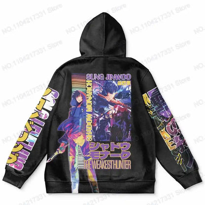 Solo Leveling: Hoodie Hip Hop Fashion Streetwear Y2K Harajuku Punk Casual Colorful Sweatshirt