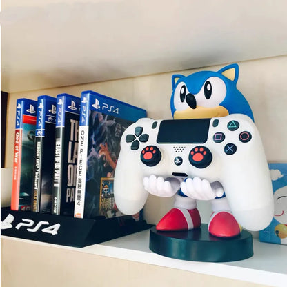 Sonic The Hedgehog:  Phone Holder Switch PS4 PS5 Xbox Game Controller Holder Action Figure Model