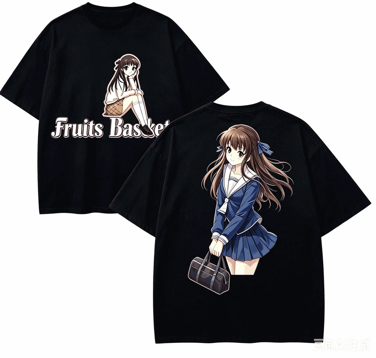 Fruits Basket:  Lover T-shirt Harajuku Cotton New Model High Street Retro Fashion Unisex Oversized high quality hot product