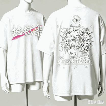 Hell's Paradise: Lover T-shirt Harajuku Cotton New Model High Street Retro Fashion Oversized Unisex hot product Comfortable