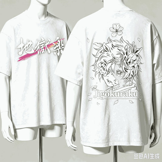 Hell's Paradise: Lover T-shirt Harajuku Cotton New Model High Street Retro Fashion Oversized Unisex hot product Comfortable