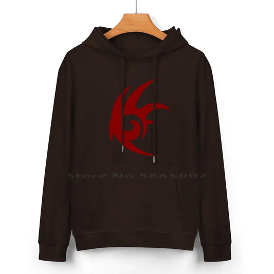 Sonic The Hedgehog: Shadow Logo Cotton Hoodie Sweater 24 Colors Shadow Hedgehog Logo Icon Game 100% Cotton Hooded Sweatshirt
