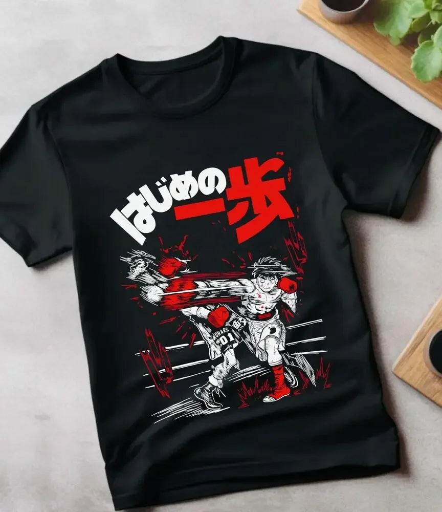 Hajime,No Ippo: shirt,Kamogawa Boxing Gym Crew, Ippo Makunouchi Kbg,Manga
