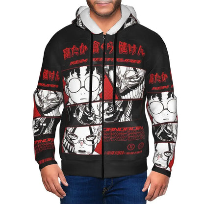 Dandadan: Zipper Hoodies Hip Hop Pullover Autumn Winter Men Women Sweatshirts Long Sleeve Tops