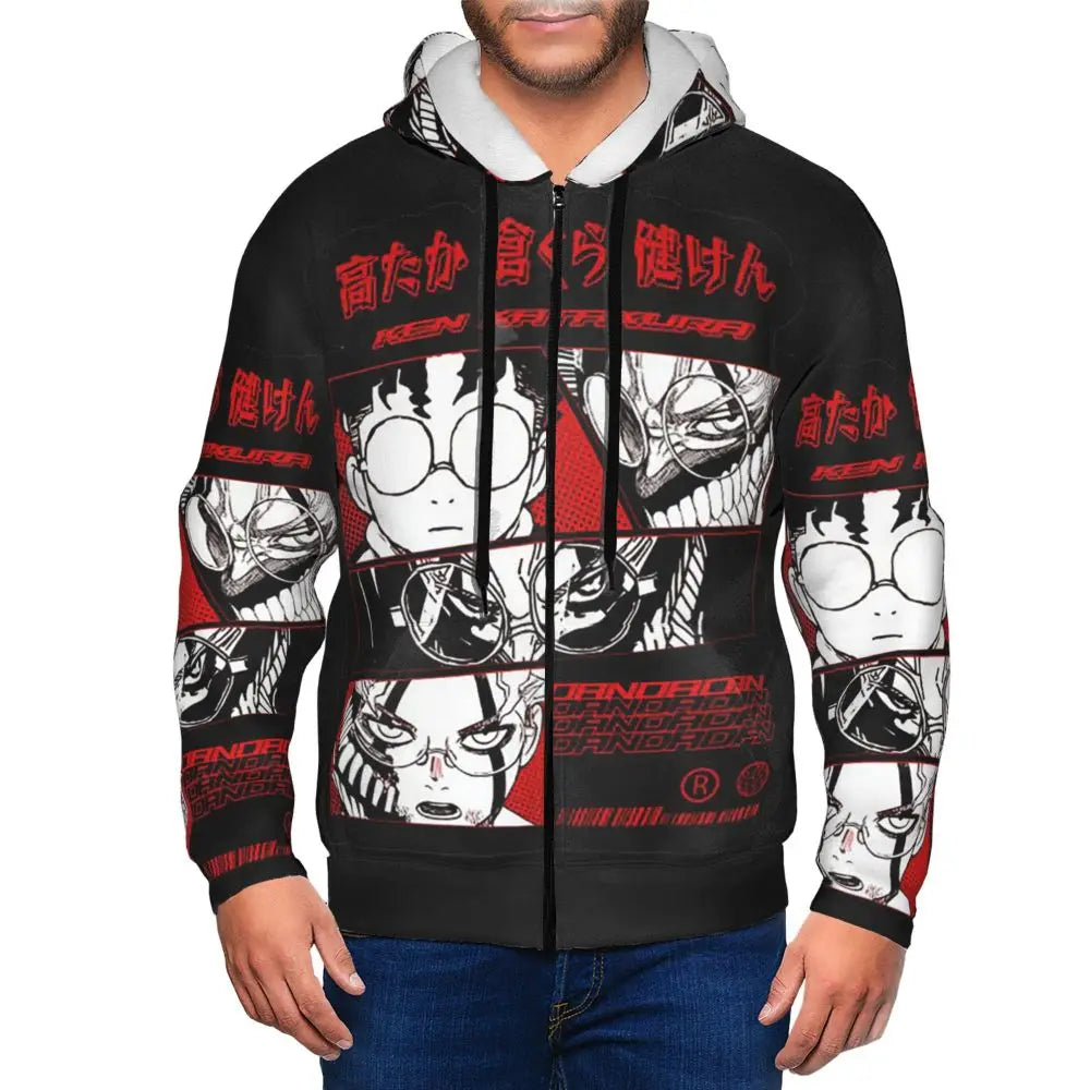 Dandadan: Zipper Hoodies Hip Hop Pullover Autumn Winter Men Women Sweatshirts Long Sleeve Tops