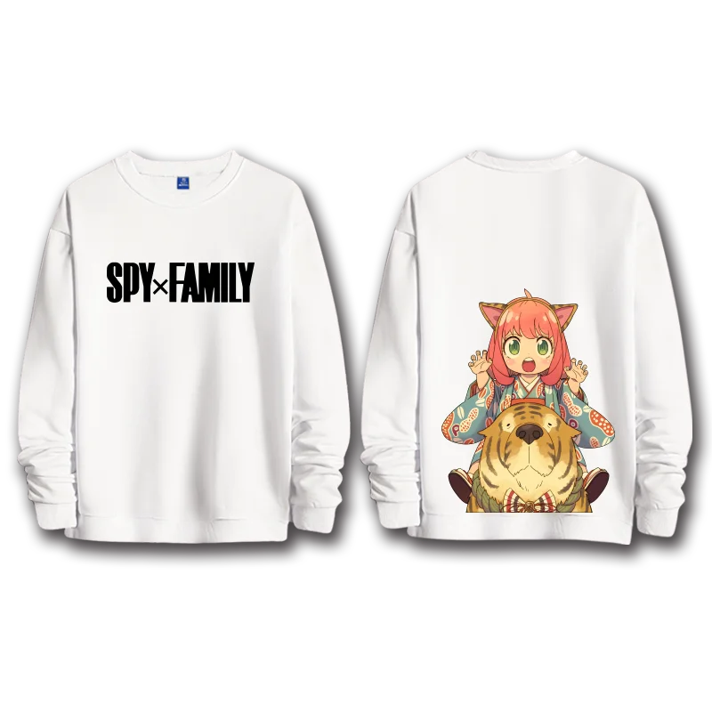 Spy x Family: anime sweatshirts  women's round neck top couple round neck hoodie couple loose casual fashion