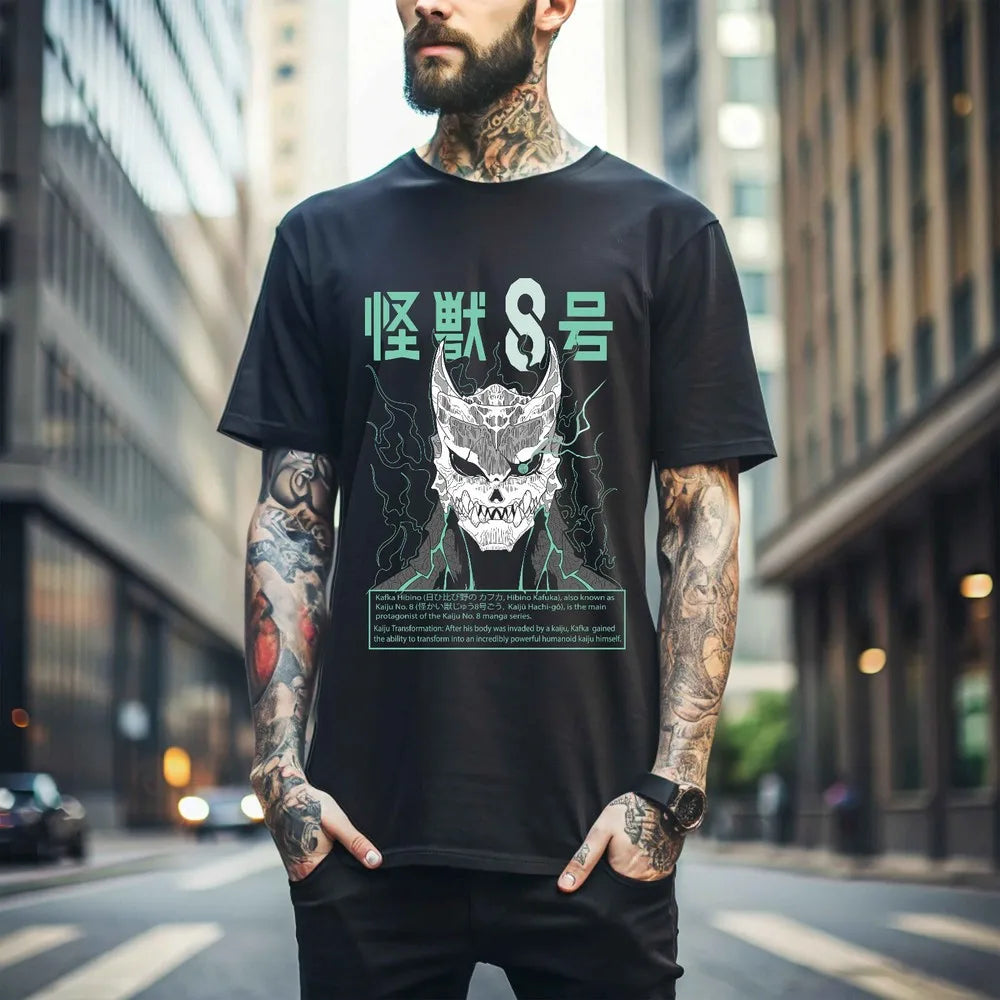 Kaiju No. 8 :T-shirt Mina Shiro kaij HoshinaGift Manga Best Anime Shirt allsize361