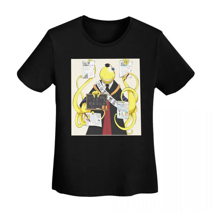 Assassination Classroom: Octopus Koro Sensei T-Shirt Women Short Sleeve T Shirts O-Neck Clothes Cotton Summer Tees Streetwear