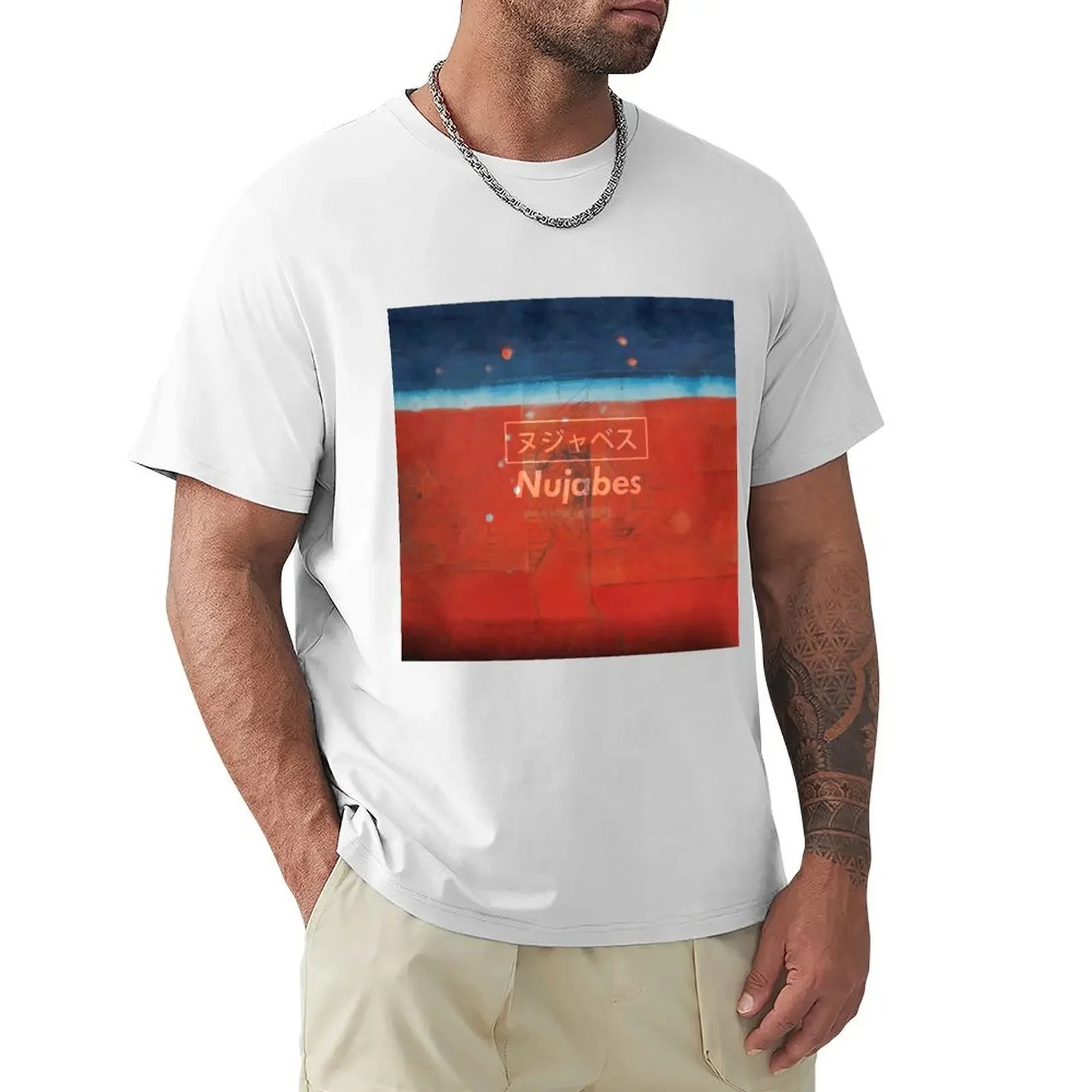 Samurai Champloo: Nujabes Modal Soul ヌジャベス T-Shirt Blouse custom shirt cotton graphic tees compression shirt men