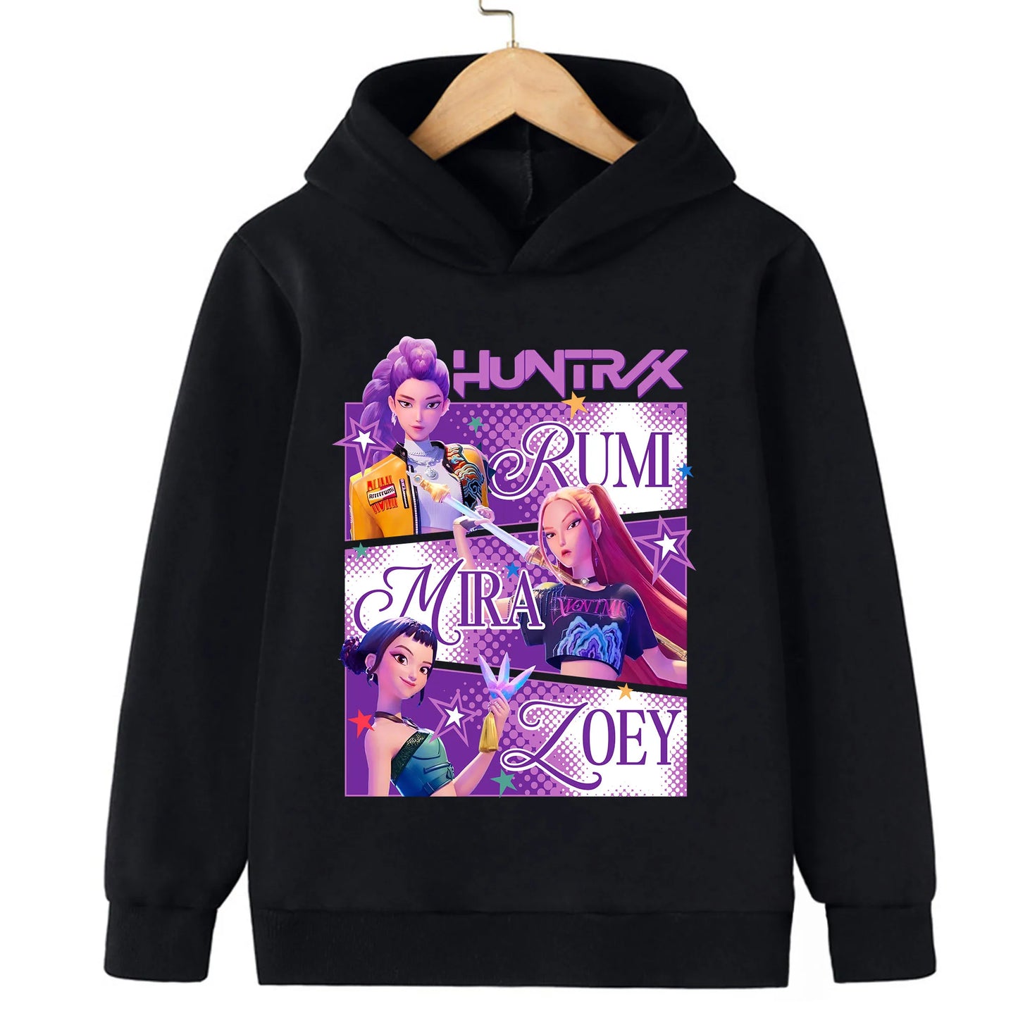 KPop Demon Hunters : Toddler Girl Clothes Demon Hunters Fashion Hoodie Clothes Child Girl Movie New Sweatshirts Casual Tops
