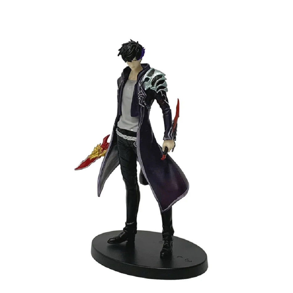 Solo Leveling Up Shadow Monarch Anime Figure Cha Hae-In Action Figure Q Version Igris/Beru Figurine PVC Collection Toys Gift