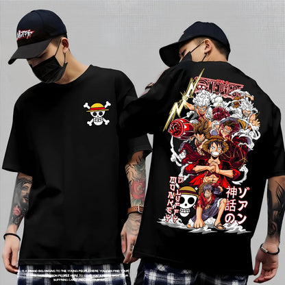 One Piece: Luffy Gear5 Best Selling Issue T-Shirt Unisex ONE PIECE T-Shirt Comfortable and Breathable Y2K