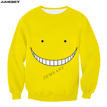 Assassination Classroom: Super Detailed - Jumeast Y2k  Long Sleeve T Shirt Sport Pullover