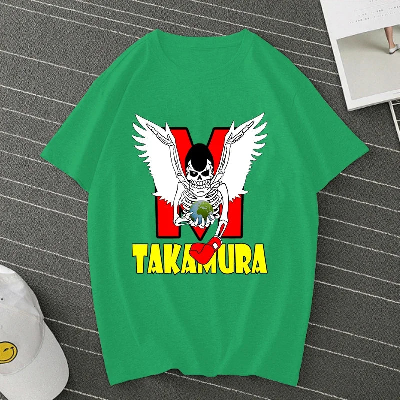 Hajime No Ippo: Kamogawa Boxing Gym T Shirt Unisex Casual Makunouchi Takamura Graphic T-Shirts Clothing Harajuku Streetwear