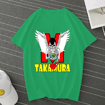 Hajime No Ippo: Kamogawa Boxing Gym T Shirt Unisex Casual Makunouchi Takamura Graphic T-Shirts Clothing Harajuku Streetwear