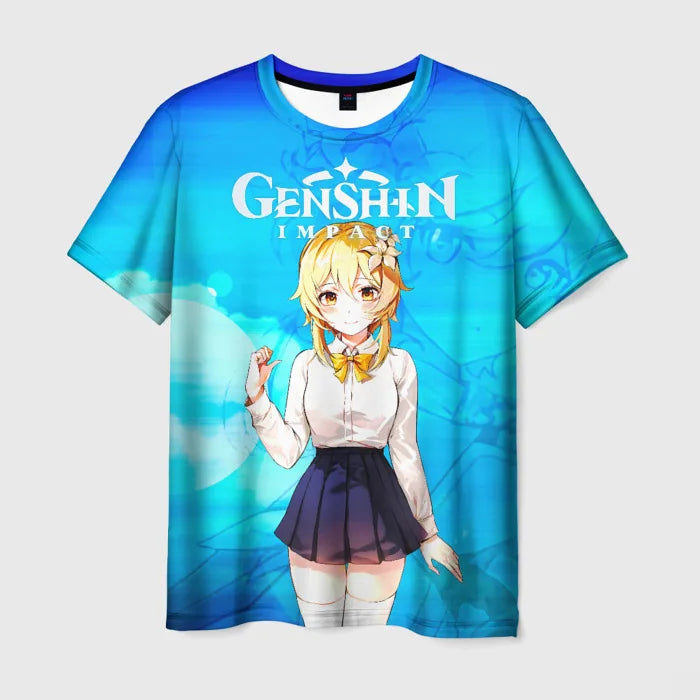 Genshin Impact: 3D Print Men's/Women's T-Shirts Summer Fashion Harajuku Short Sleeve Tee Top Oversized Streetwear