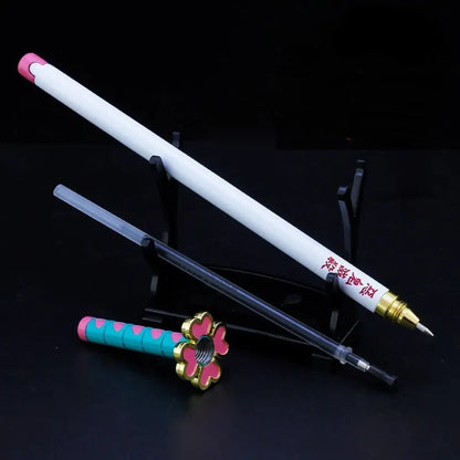 Anime Demon Slayer Sword Gel Pen 0.5mm Black Ink Refill