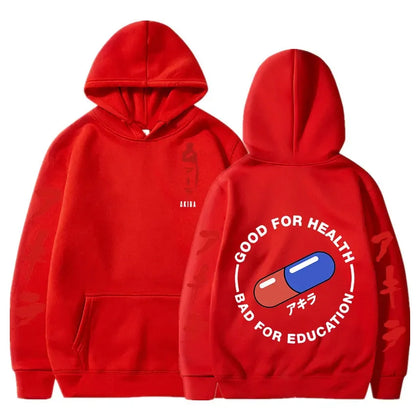 Akira Print: Sweatshirts  Unisex Fashion Sweatshirt Oversized Hoodie long Sleeves Pullover Coat