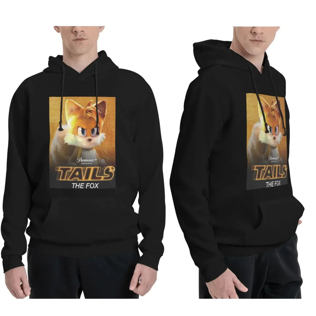 Sonic The Hedgehog : Tails The Fox  Hoodies Men's Women Casual Pullover Sweatshirts Harajuku Long Sleeve Hooded Autumn Winter