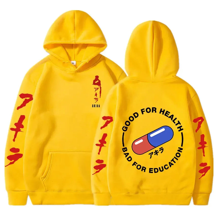 Akira Print: Sweatshirts  Unisex Fashion Sweatshirt Oversized Hoodie long Sleeves Pullover Coat
