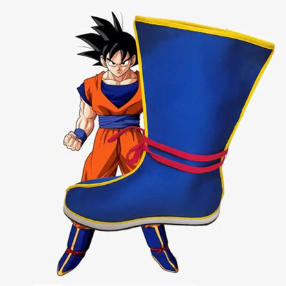 Dragon Ball: Super Saiyan Shoes Son Goku Cosplay Long Boots Stage Comic Show Performance Shoes Anime Holiday Gift