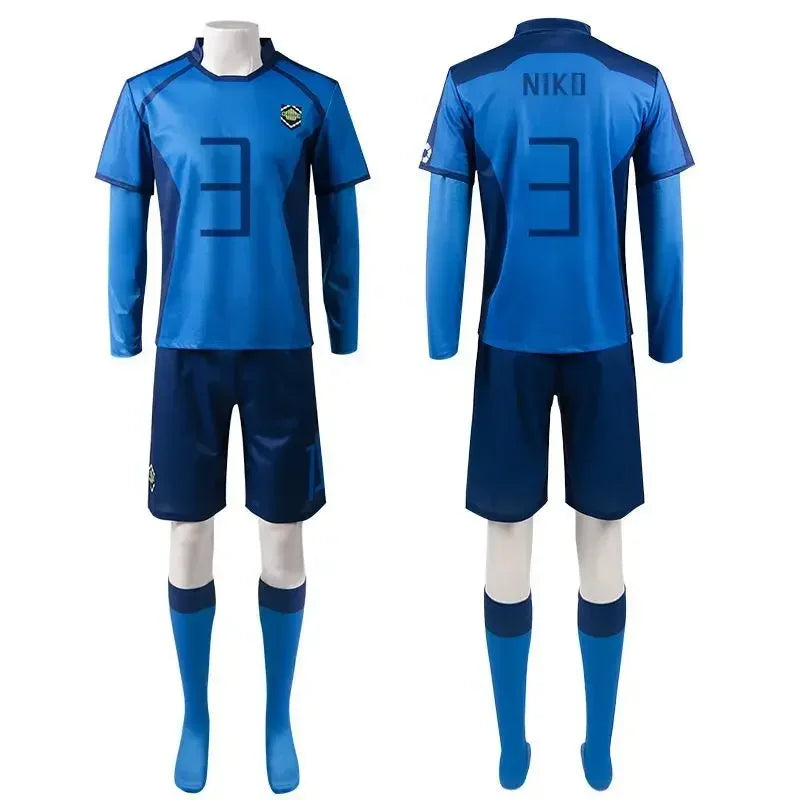 Blue lock: Costume Men Women Seishiro Nagi Isagi Yoichi  Jacket Pants Track Suit Sportswear Tracksuit Unisex School Uniform