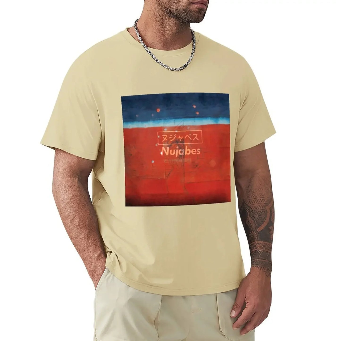 Samurai Champloo: Nujabes Modal Soul ヌジャベス T-Shirt Blouse custom shirt cotton graphic tees compression shirt men