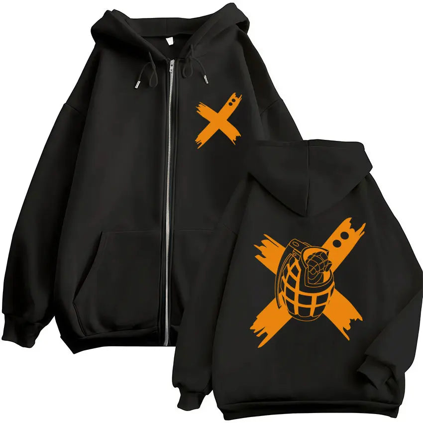 My Hero Academia: Zip Up Hoodies Harajuku Fashion Manga Vintage Sweatshirt Men Women Fleece Oversized Tracksuit Coats