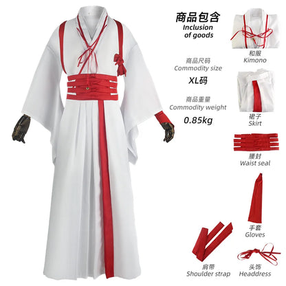 Hell's Paradise: Jigokuraku Cosplay Gabimaru Sagiri Yamada Asaemon Cosplay Wig Costume Uniform Full Set Halloween Carnival Clothes