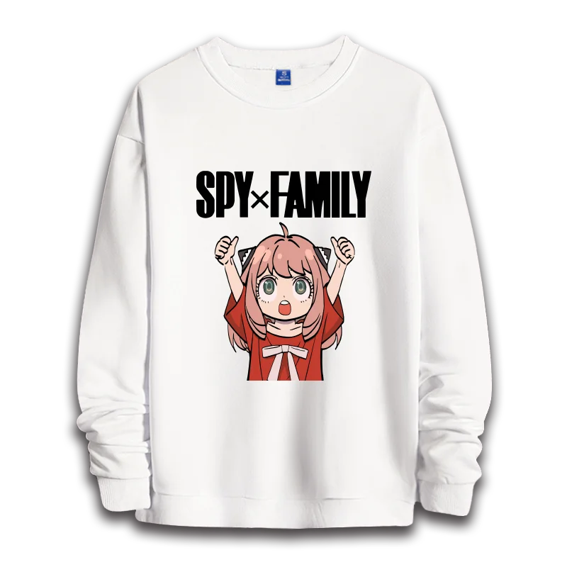 Spy x Family: anime sweatshirts  women's round neck top couple round neck hoodie couple loose casual fashion