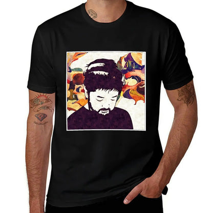 Samuari Champloo: Nujabes Plain (Color) T-Shirt Work Utility Casual Tee Shirt