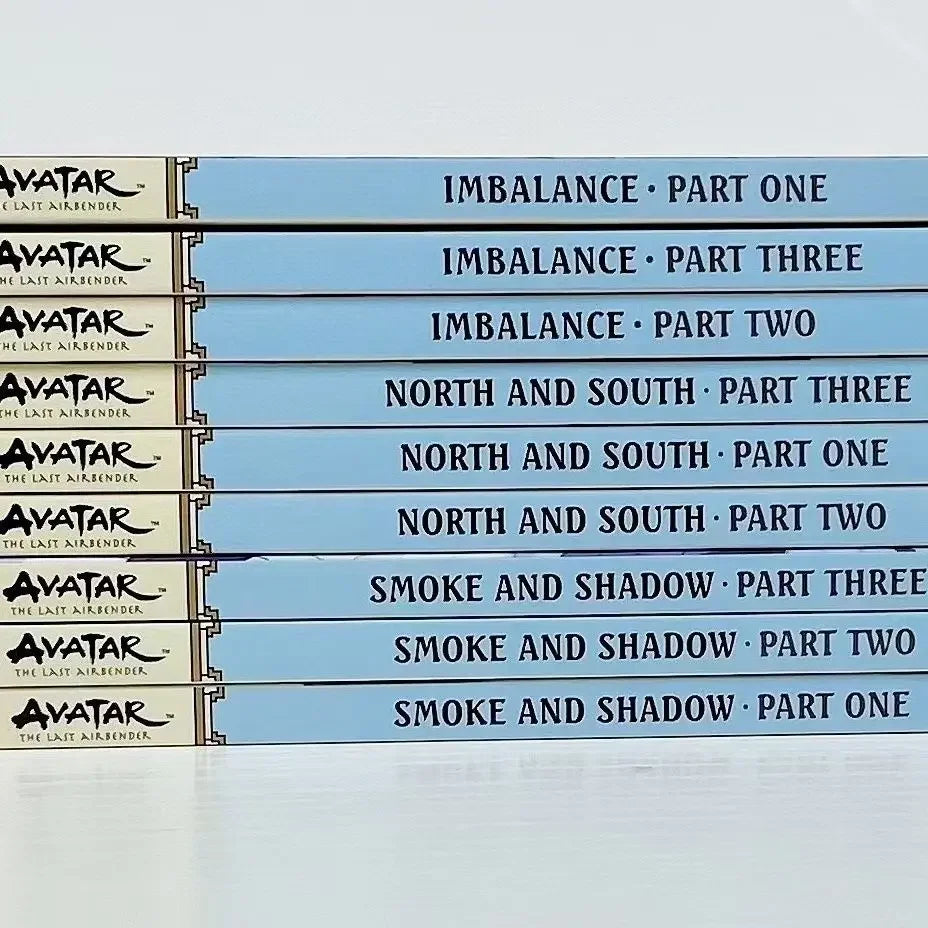 Avatar The Last Airbender: Season 1 Nine books + Season 2 Nine books English book American comics Action comedy fantasy story