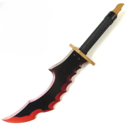 Solo Leveling: Cheng Xiaoyu Knight Killer Fangs Toy Sword Cosplay -52cm/58cm - Katana Wooden Safety Cos Performance Props Gift