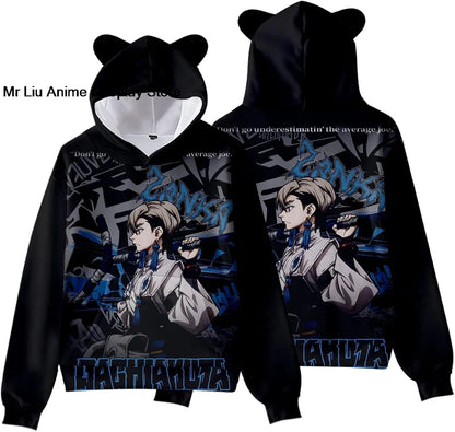 Gachiakuta: Hoodie Sweatshirt Sweater Costume Clothing Pullover Hooded with Ear Hat