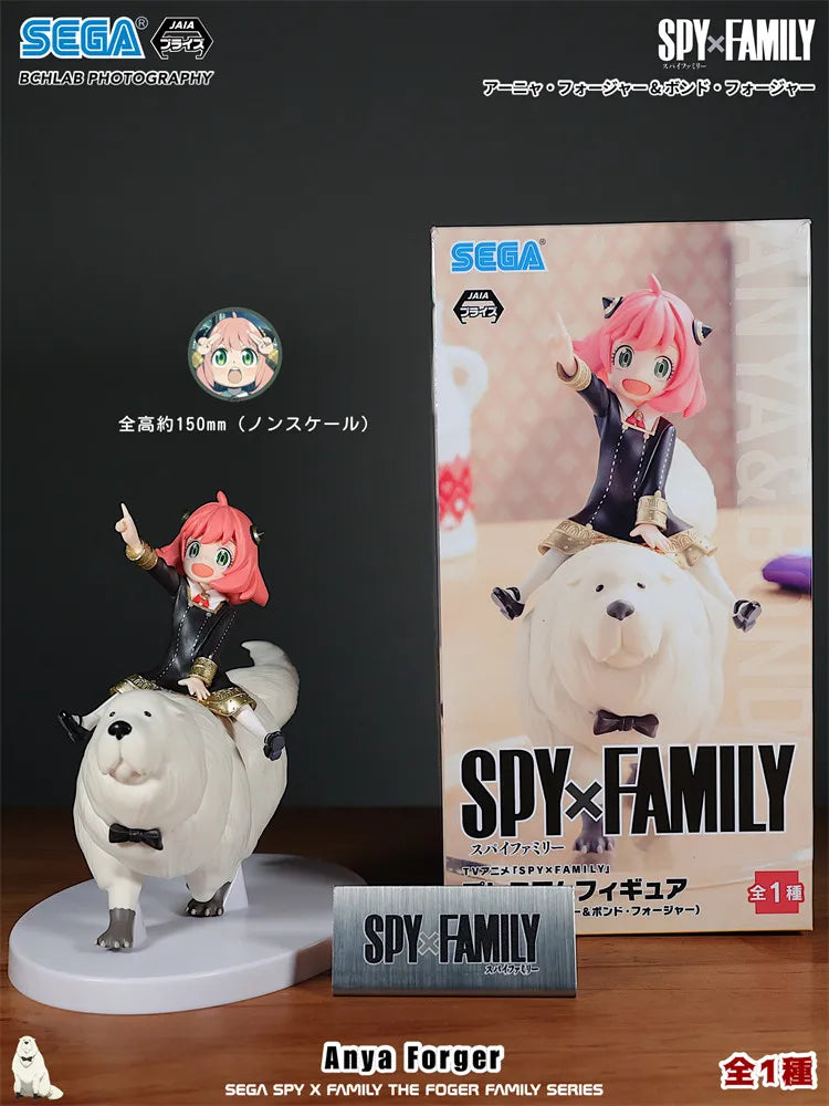 Spy x Family: Official SEGA Toy PM Series CODE White Movie Winter Outfit Statue Model Anya Yor Loid Forger Figure Anime Collectible