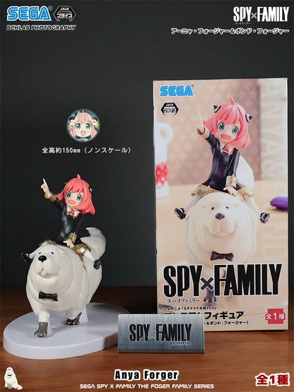Spy x Family: Official SEGA Toy PM Series CODE White Movie Winter Outfit Statue Model Anya Yor Loid Forger Figure Anime Collectible