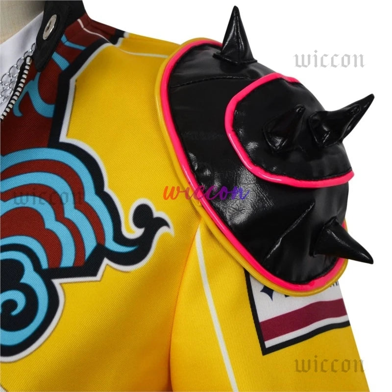 KPop Demon Hunters:  Huntrix Rumi Cosplay KPOP Group Stage Cosplay Print Pattern Uniform Halloween Party Sexy Outfit For Woman