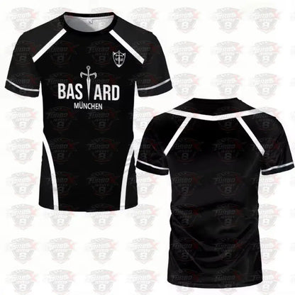Blue Lock: Anime Shirt Black And White Maillot Men's Football T-shirt Kaiser Isagi Training Breathable Sports Men's T-shirt