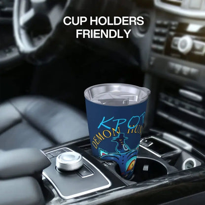 KPop Demon Hunters - Derpy  Insulated Tumbler with Lid Vacuum Thermal Mug Outdoor Travel Car Bottle Cup, 20oz
