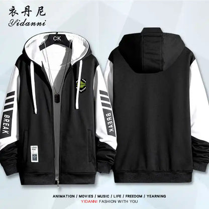 Blue Lock:  Mikage Reo Isagi Yoichi Nagi Seishiro Cosplay Jacket Zipper Hoodie Women Men Fashion Hooded Coat Couple Tops Gift