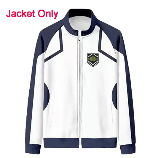Blue lock: Costume Men Women Seishiro Nagi Isagi Yoichi  Jacket Pants Track Suit Sportswear Tracksuit Unisex School Uniform