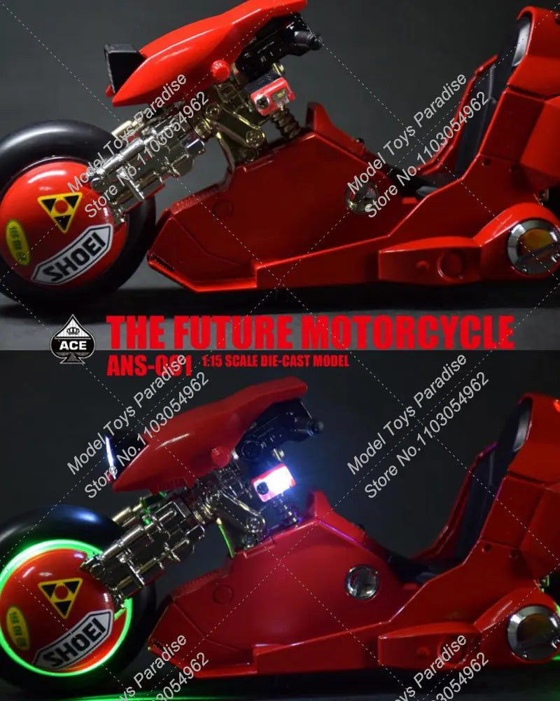 Akira: ACE TOYZ ANS-001 1/15 Scale Male Soldier  Future Motorcycle Combat Vehicle Driver Model Accessories Fit  Action Figure